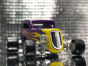 20年以上前購入未使用に近い100%ホットウィール’34フォードハイボーイクーペフレイムス100%HotWheels’34FORDHI-BOYCOUPEFLAMES美品ルース