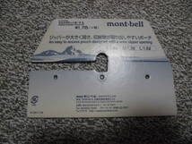 モンベル mont-bell ウエスト バッグ デルタ ガセット ポーチ S 1123763 美品 送料 無料 キャンプ アウトドア 登山 トレッキング 会員証 春_画像5