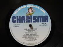 Steve Hackett/Highly Strung（UK：Charisma HACK 1）'83_画像3