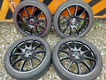 アクアに使用 JPスタイル R10 7J 17インチ オフセット45 100 4H 195/40R17 2020年 クムホ コンパクト車 ヤリス ノート ヴィッツ フィット_画像1