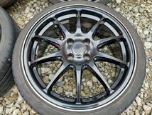 アクアに使用 JPスタイル R10 7J 17インチ オフセット45 100 4H 195/40R17 2020年 クムホ コンパクト車 ヤリス ノート ヴィッツ フィット_画像2