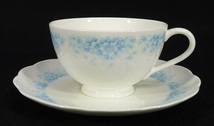 《SS》コレクター収集品 Noritake ノリタケ ボーンチャイナ カップ＆ソーサー２種７客・ケーキ皿３枚_画像8