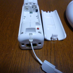 HR096【即日発送 送料無料】Wii マリオカート ハンドル リモコン ストラップ セット ホワイト （動作良好）白 任天堂 純正 の画像7