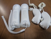 RSJN069【送料無料 動作確認済】Wii リモコン モーションプラス　ジャケット ストラップ　ヌンチャク　ホワイト　白　純正品 2個セット_画像2