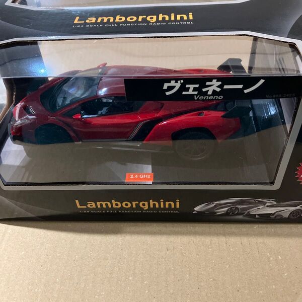 ランボルギーニ　ヴェネーノ　赤　ラジコンカー　Lamborghini veneno 1:24 童友社