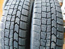 EA5202 アルミ ダンロップ WINTER MAXX WM02 155/65R14 4本セット バリ山 4.5J +45 100 2020年製タイヤ_画像6