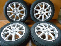 EA5202 アルミ ダンロップ WINTER MAXX WM02 155/65R14 4本セット バリ山 4.5J +45 100 2020年製タイヤ_画像1