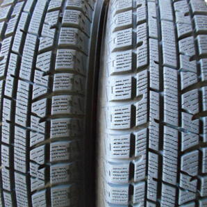 ET5218 鉄ホイール ヨコハマ アイスガード IG50 PLUS 145/80R13 4本セット バリ山 4.00B 100の画像3