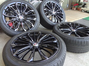 CX-8で使用 美品!RAYS VERSUS 20-8.5J +45 5穴114.3 ＆ 245/45R20 SP SPORTMAXX　4本