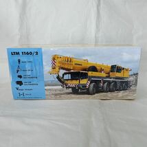 【未使用】KEN KRAFT ケンクラフト LTM 1160/2 LIEBHERR リープヘル 重機 クレーン車 ミニカー 模型_画像1