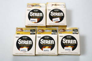 ① STREN ストレーン 25lb 10号 100yrd 91m 5個 セット