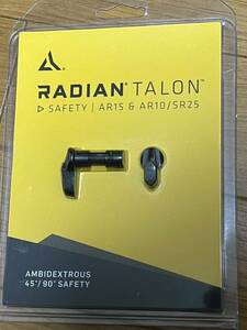 radian 実物　セレクター　アンビ　黒　ラスト