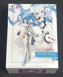 未開封 SQ 初音ミクレーシングver. レーシングミク 2014! フィギュア バンプレスト ボーカロイド