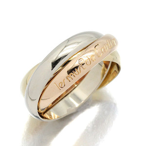 カルティエ Cartier K18YG/K18PG/K18WG トリニティ リング #51 指輪 レディース 女性 ブランド 人気