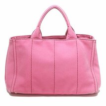 ★1円～ 送料無料★ プラダ PRADA カナパ ミニ BN2439 ハンドバッグ ショルダーバッグ 2WAY ピンク FUXIIA レディース 女性 トート CANAPA_画像2