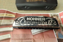 18-66 HOHNER Chrometta12 ホーナー　クロマチック　クロメッタ12　ハーモニカ　美品_画像2