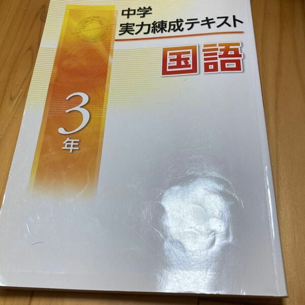 中学実力錬成テキスト　国語　3年