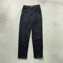 90年代 USA製 GUESS JEANS ゲスジーンズ ブラックデニムパンツ メンズW31_画像1