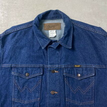 90年代 USA製 Wrangler ラングラー デニムジャケット COWBOY CUT メンズXL_画像2