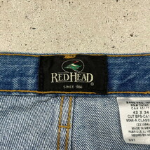 DEADSTOCK 90年代～00年代 REDHEAD デニムパンツ ストレート メンズW42_画像6