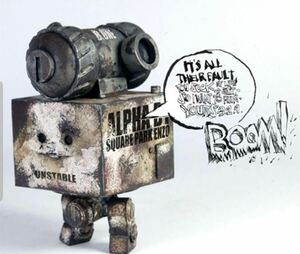 新品未使用品 BOMB SQUARE2 MK1.5b threeA WWR 3A スリーエー ボムスクウェア 1/6 underverse アンダーバース ソフビ フィギュア toys