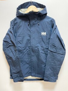 as38gL HELLY HANSEN ヘリーハンセン サイズM ナイロンジャケット マウンテンパーカー ネイビー 紺色 メンズ アウトドア