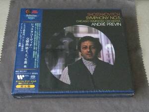 Hybrid SACD 2枚組、ショスタコーヴィチ：交響曲第4、5、6番、他／アンドレ・プレヴィン指揮シカゴ交響楽団、ロンドン交響楽団