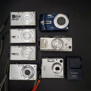 デジカメジャンクまとめ売り 7個 LUMIX DMC-FX9 DMC-FX8 DMC-FS7 Panasonic 富士フィルム 撮影機器 コンパクトカメラ【80t3449】