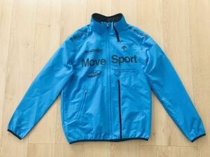 【良品】デサント MoveSport★ドライジャケット★淡ブルー★L