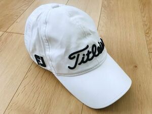 【良品】Titleist タイトリスト★キャップ★白