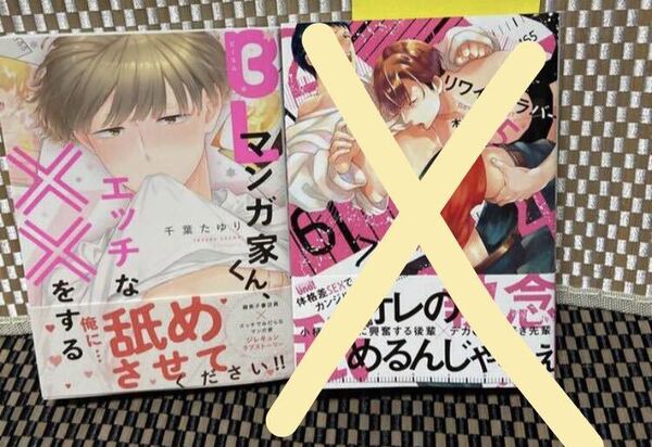 【BLマンガ家くん、エッチな××をする/千葉たゆり】(393)