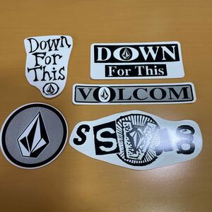 VOLCOM Volcom sticker not for sale 5 sheets 