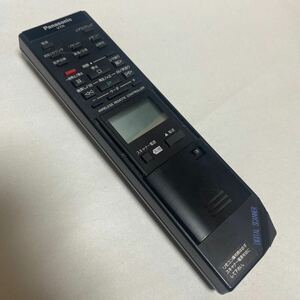 返品可　動作品　清掃済み　Panasonic VTR リモコン　VEQ0900 管理番号　E7732