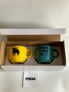 MOZ スタッキングマグセット マグカップ 2個セット　北欧　スウェーデン