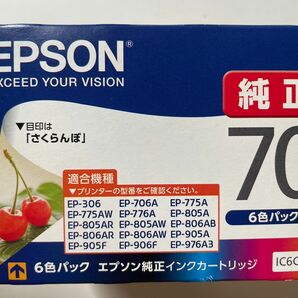 EPSON エプソン インクカートリッジ 純正 IC6CL70 6色パック