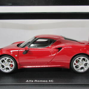 1/18 オートアート アルファ・ロメオ 4C アルファ・レッド 70189 AUTOart Alfa Romeo の画像2
