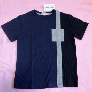 THE SHOP TK タケオキクチ　130 Tシャツ　縦ライン　新品未使用　タグ付き