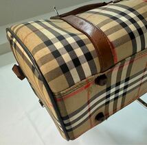 美品　Burberry バーバリー ボストンバッグ　ノバチェック 旅行　大容量 鞄　_画像4