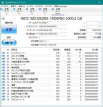 使用時間少！549時間 3.5インチSATA HDD 3TB WesternDigital製 WD30EZRX 検索：ファームウェア・基板 【 S・M・A・R・T値正常】_画像2