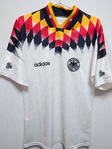 1円スタート　正規品　adidas　1994 ワールドカップ　ドイツ代表　ユニフォーム　透かし有　Lサイズ相当