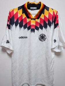 1円スタート　adidas　1994 ワールドカップ　ドイツ代表　ユニフォーム　透かし有　Lサイズ相当