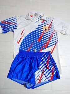 1円スタート　PUMA　1993 サッカー 日本代表 上下セット　セットアップ ユニフォーム ドーハ 三浦知良　ラモス瑠偉　井原正巳　中山雅史