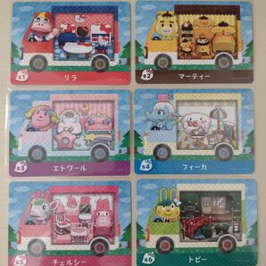 任天堂 どうぶつの森 あつ森 どう森 とび森 サンリオ コラボ amiibo カード 6種類 コンプリート セット