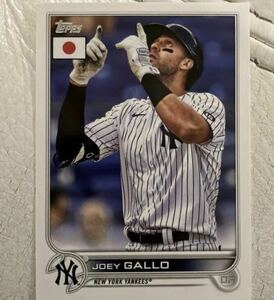 ★topps★カード★JOEY GALLO★ニューヨークヤンキース