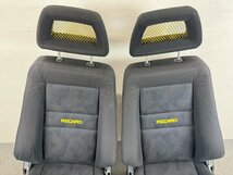 HT81S スイフトスポーツ 純正 RECARO レカロ フロントシート 左右セット 運転席 助手席 7205898 7205898 (C4540)_画像2