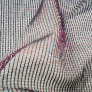 YA5176 和装 レトロ 紗 夏羽織 絹 身丈→約83㎝/裄→約61.5㎝ リメイク素材 の画像5