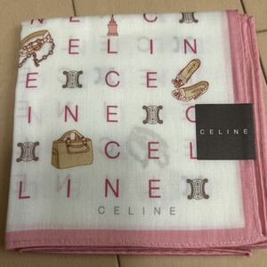 CELINE セリーヌ ハンカチ 英字 マカダム バッグ シューズ