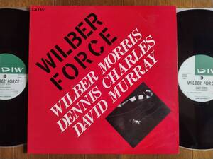 【LP】WILBER MORRIS(DIW8001-2ディスクユニオン1984年WILBER FORCE/DENNIS CHARLES/DAVID MURRAY)