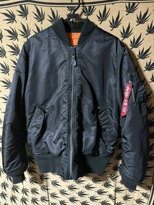 ALPHA INDUSTRIES アルファ　フライトジャケット　MA-1 リバーシブル　ブラック　XL