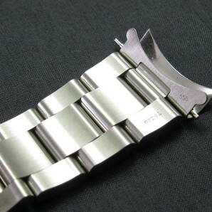 ほぼ未使用 ROLEX/ロレックス SS 3連 フルコマ 純正オイスターブレス 20mm 78360/FF558 バネ棒付の画像7